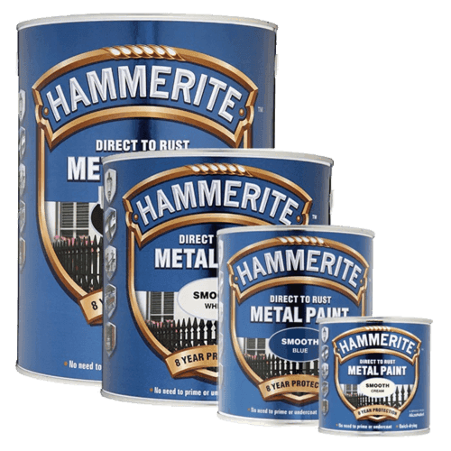 Hammerite Smooth Direct to Rus Paint Tins